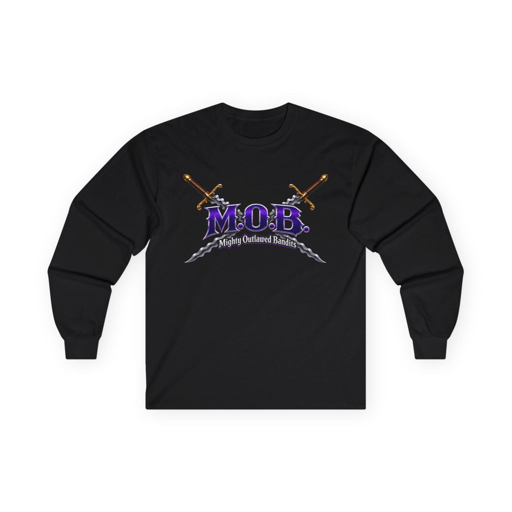 M.O.B. Sword Logo Long Sleeve Tee — Medieval Sword Crewneck
