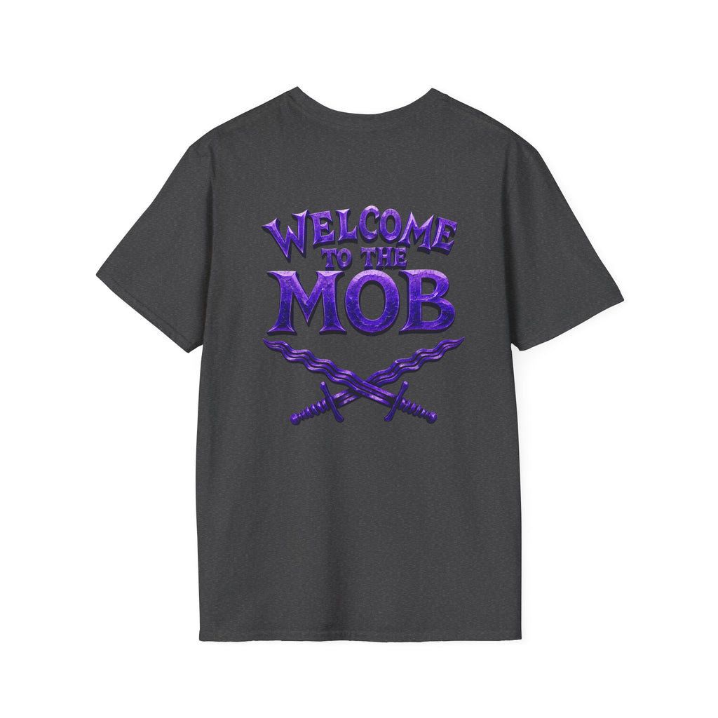 T-Shirt — "Welcome to the Mob" Purple Graphic Tee