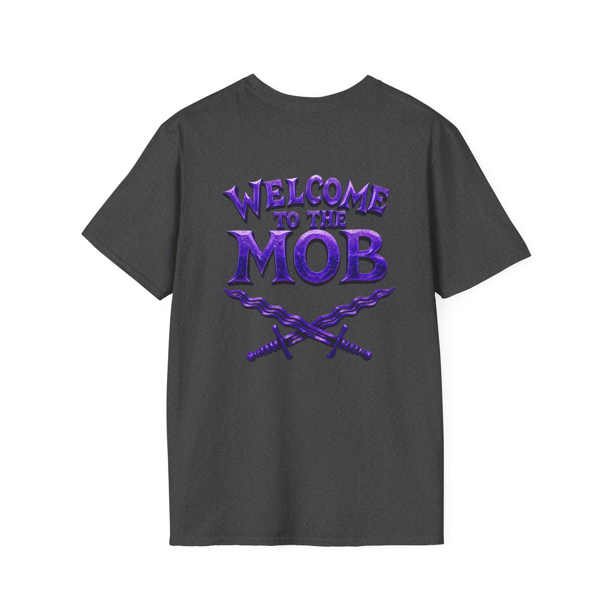 T-Shirt — "Welcome to the Mob" Purple Graphic Tee