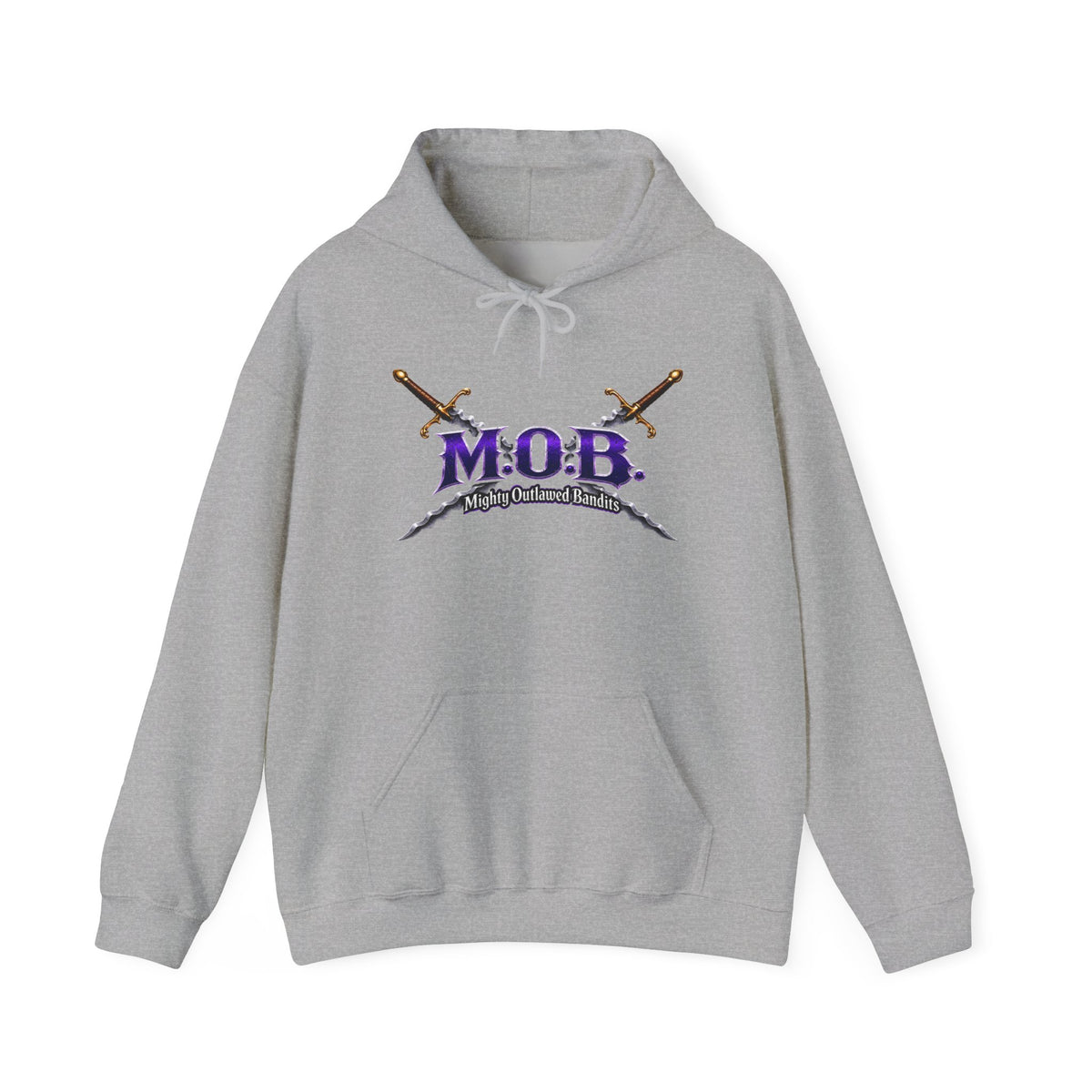 MOB Sword Crest Hoodie — Mighty Outland Band Graphic Pullover