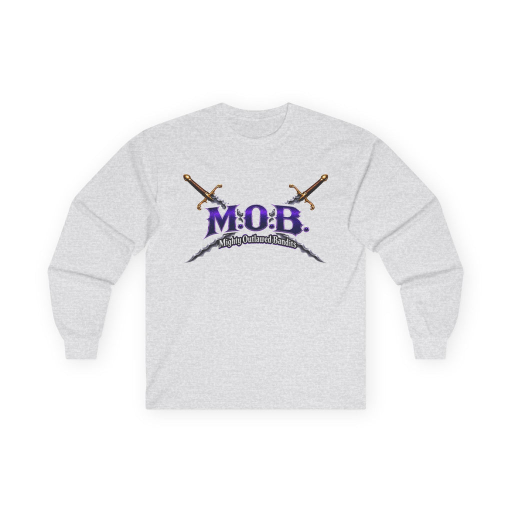 M.O.B. Sword Logo Long Sleeve Tee — Medieval Sword Crewneck