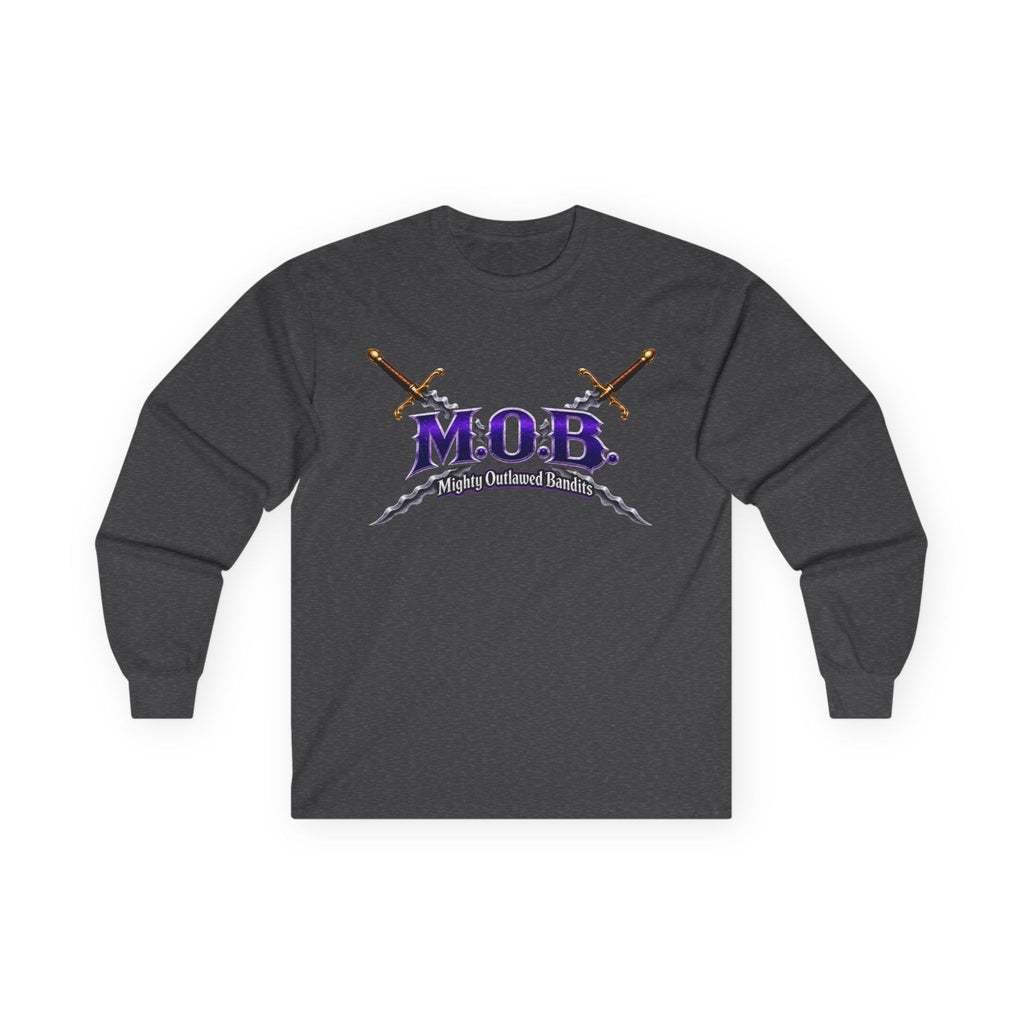 M.O.B. Sword Logo Long Sleeve Tee — Medieval Sword Crewneck