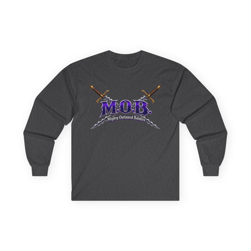 M.O.B. Sword Logo Long Sleeve Tee — Medieval Sword Crewneck