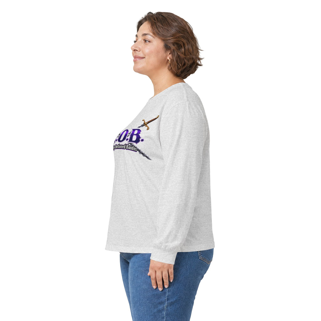 M.O.B. Sword Logo Long Sleeve Tee — Medieval Sword Crewneck