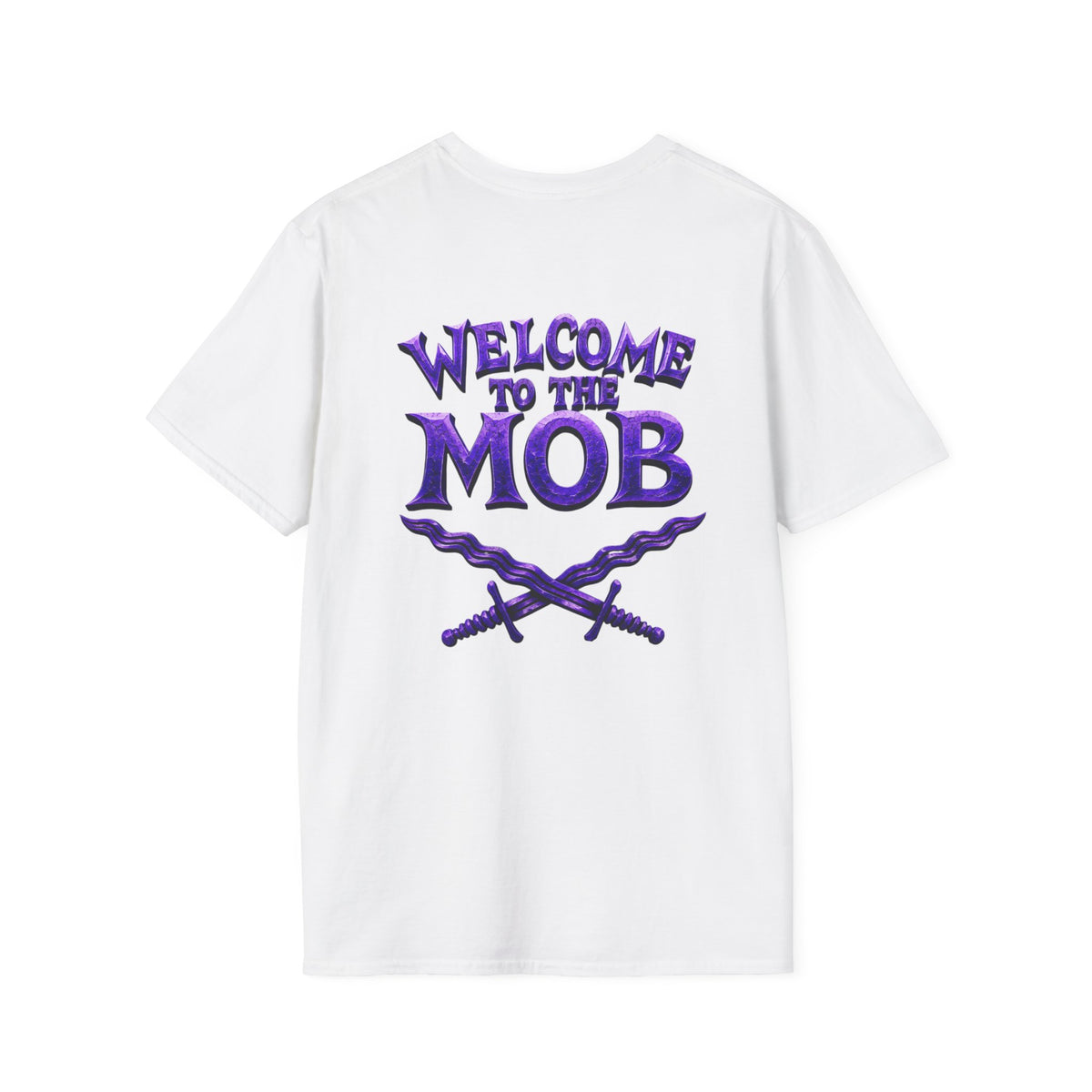 T-Shirt — "Welcome to the Mob" Purple Graphic Tee