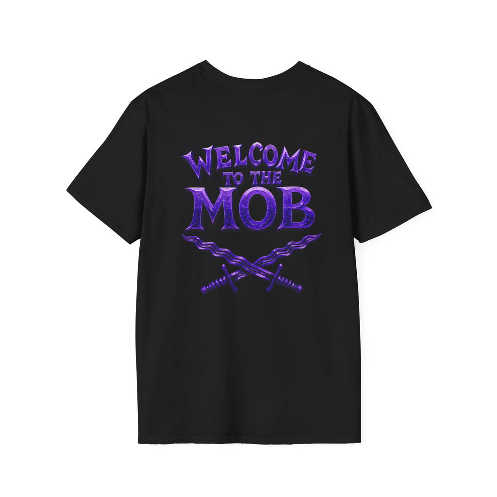 T-Shirt — "Welcome to the Mob" Purple Graphic Tee